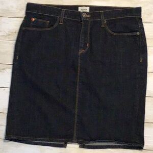 Hudson Jeans Dark Denim Skirt